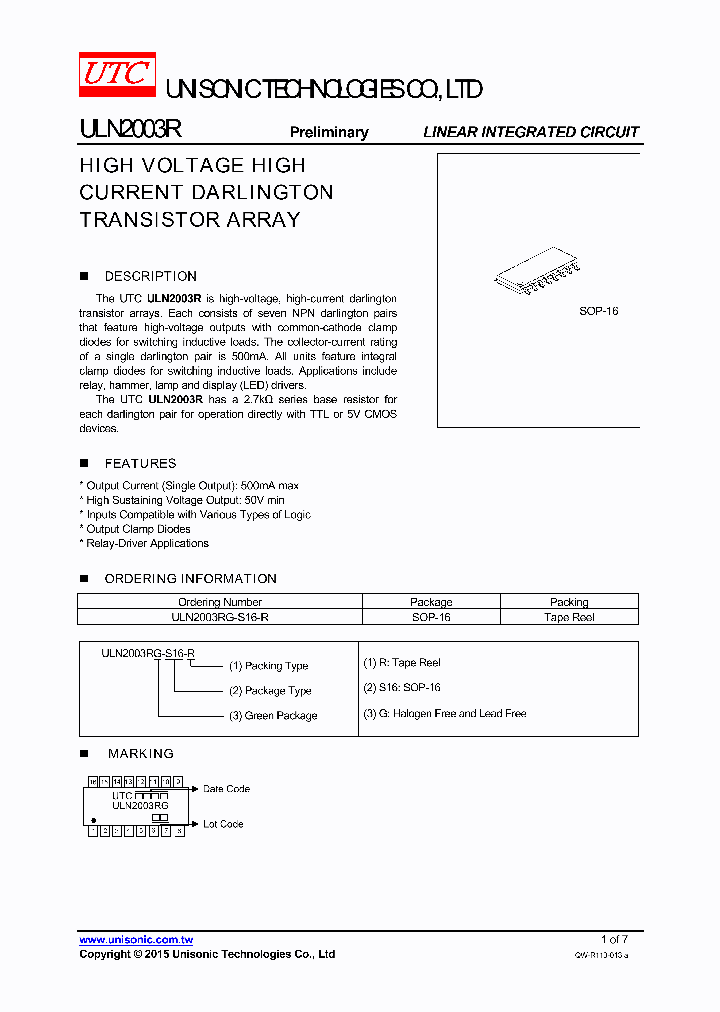 ULN2003RG-S16-R_8659951.PDF Datasheet