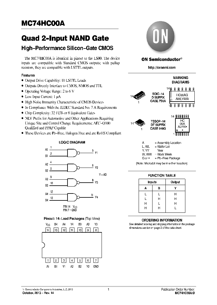 NLV74HC00ADG_8663368.PDF Datasheet