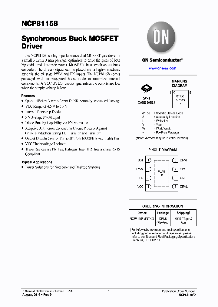 NCP81158_8665366.PDF Datasheet