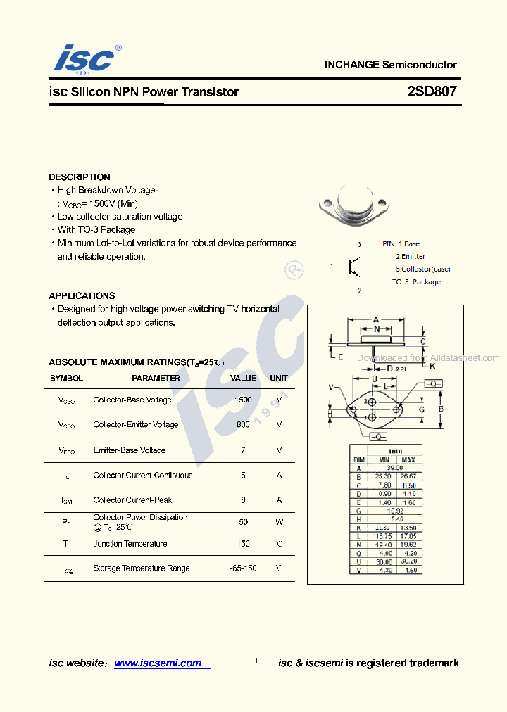 2SD807_8666525.PDF Datasheet