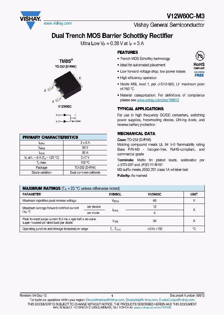 V12W60C-M3_8671503.PDF Datasheet