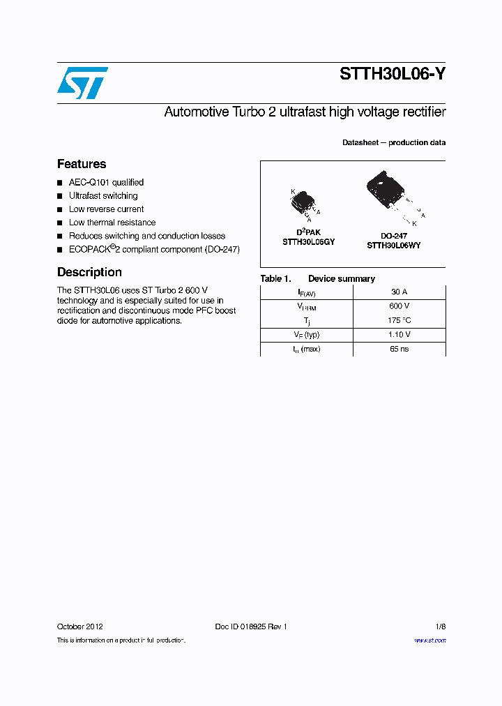 STTH30L06-Y_8671823.PDF Datasheet