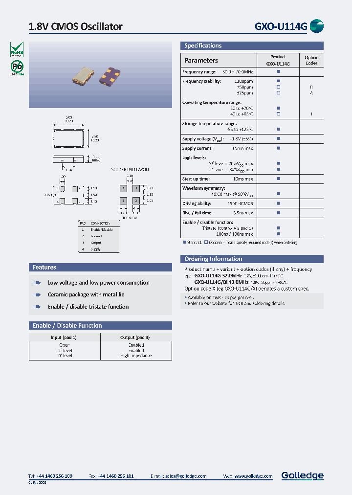 GXO-U114GBI_8681617.PDF Datasheet