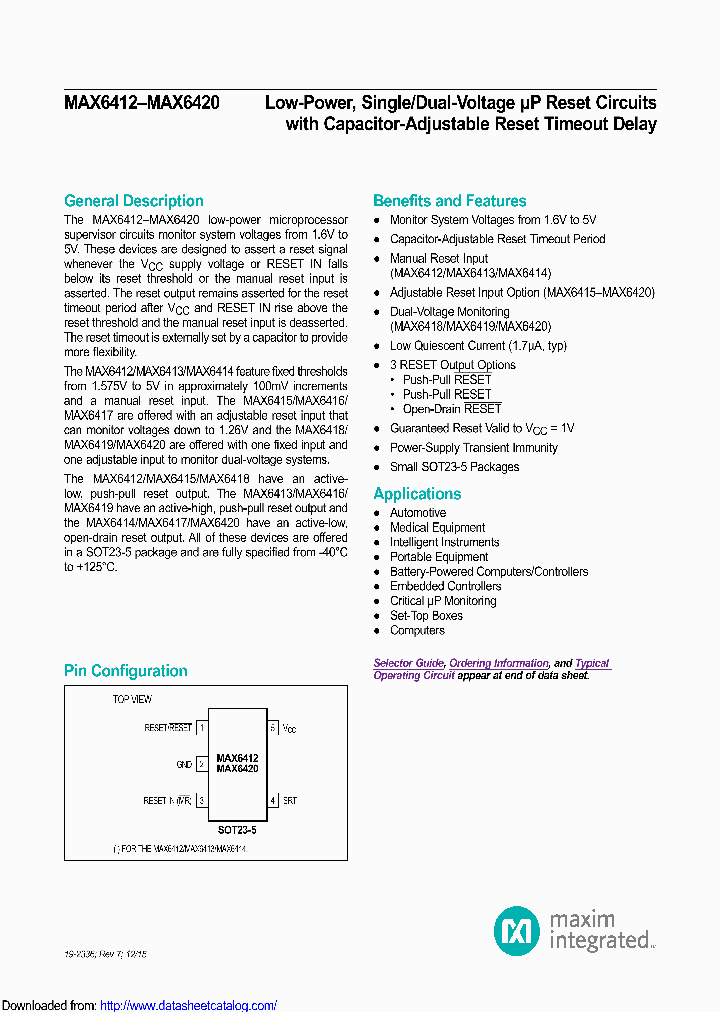 MAX6418UK16T_8682202.PDF Datasheet