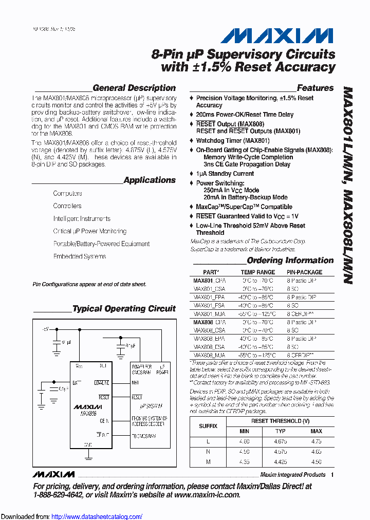 MAX801NCPA_8684979.PDF Datasheet