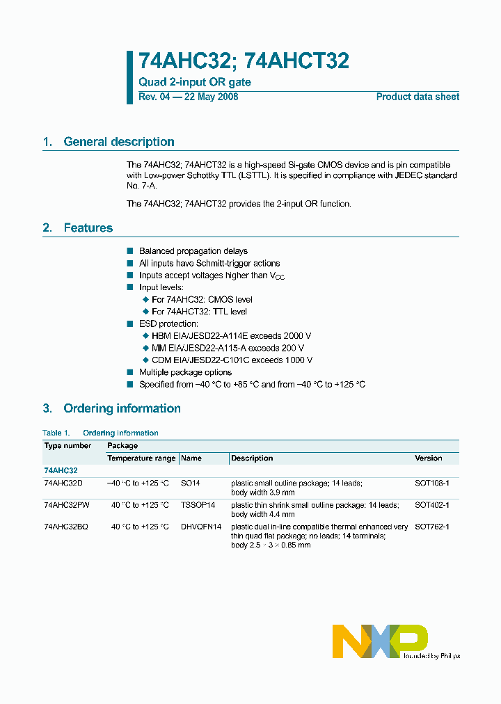 74AHCT32_8689454.PDF Datasheet