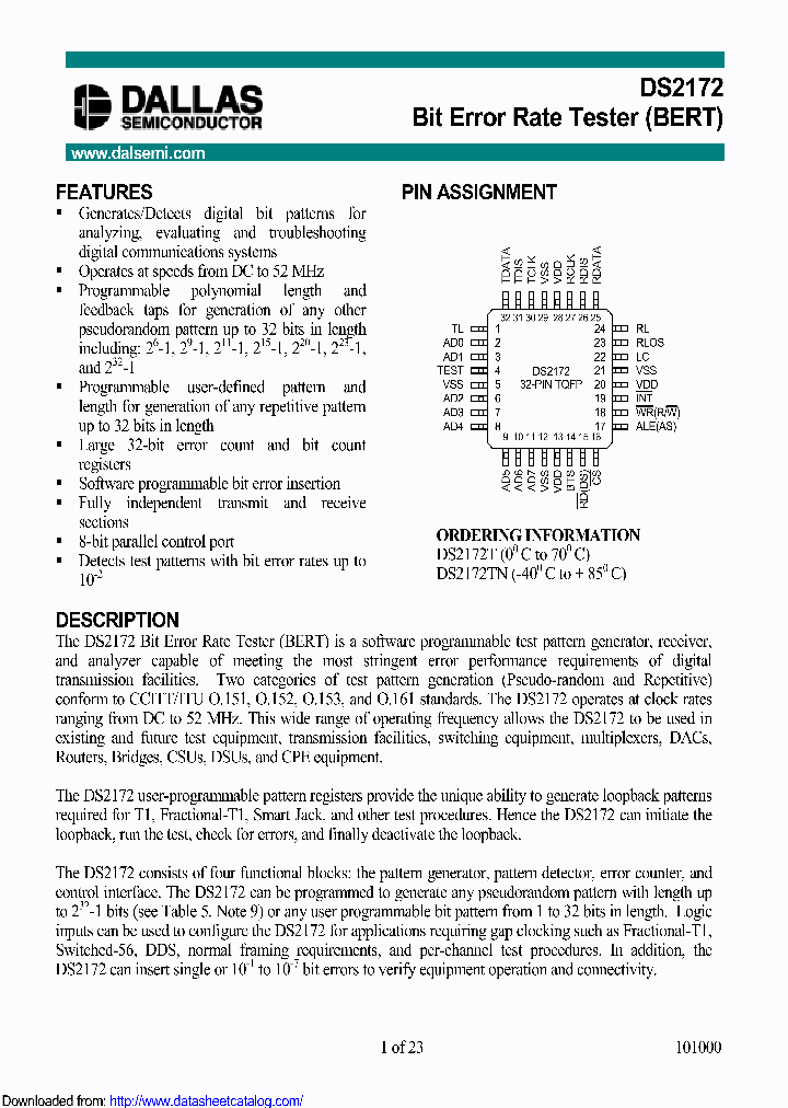 DS2172TTR_8705756.PDF Datasheet