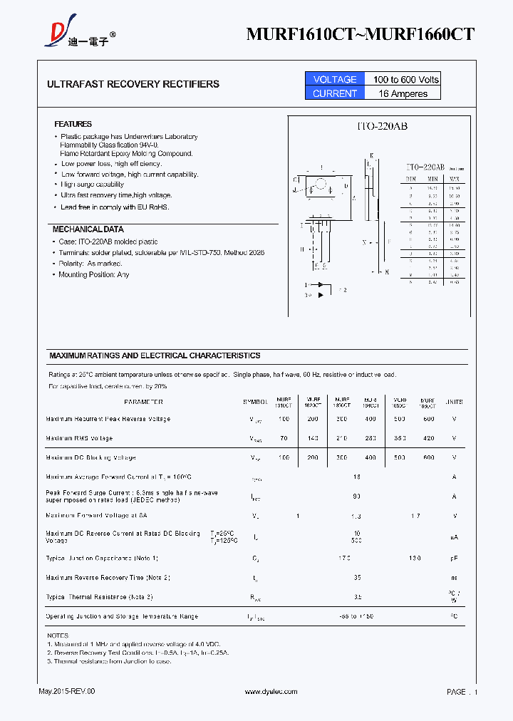 MURF1630CT_8715871.PDF Datasheet