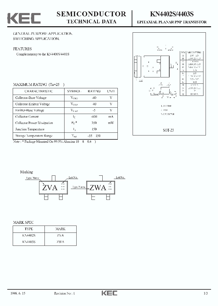 KN4403S_8724444.PDF Datasheet