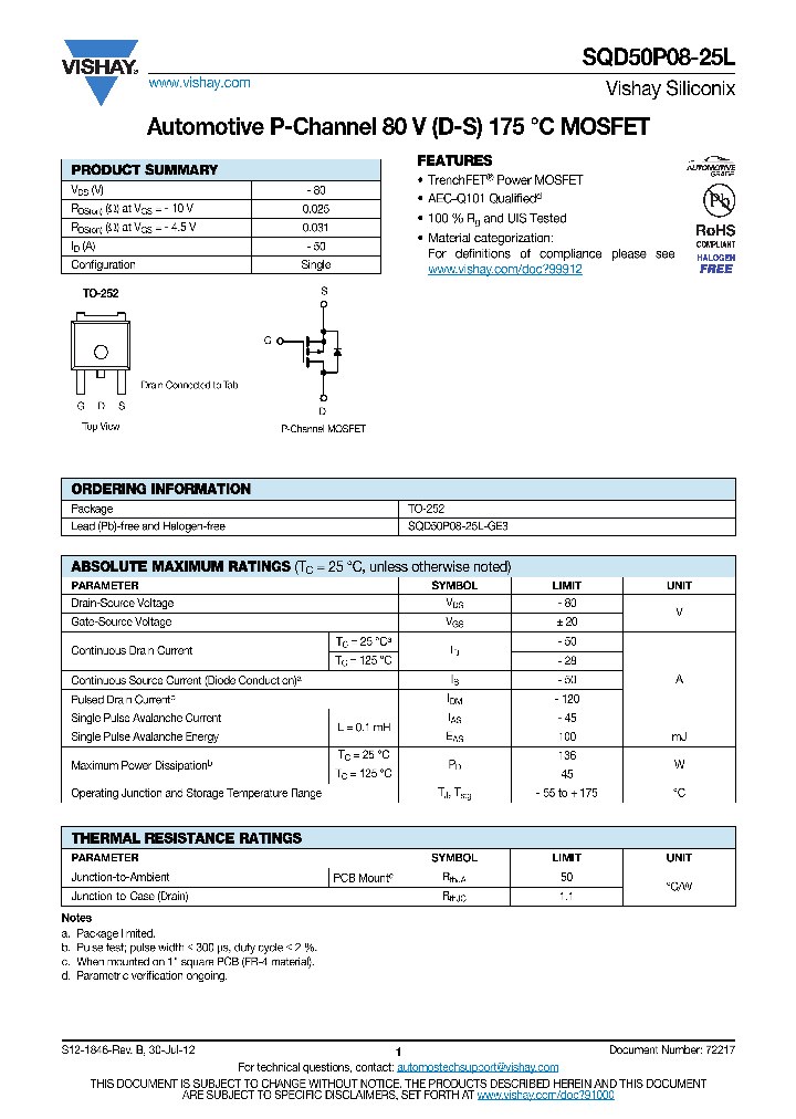 SQD100N02-3M5L_8725856.PDF Datasheet