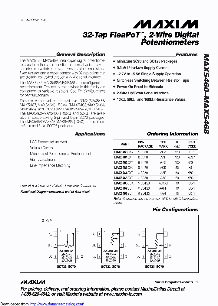 MAX5463EXK_8732898.PDF Datasheet