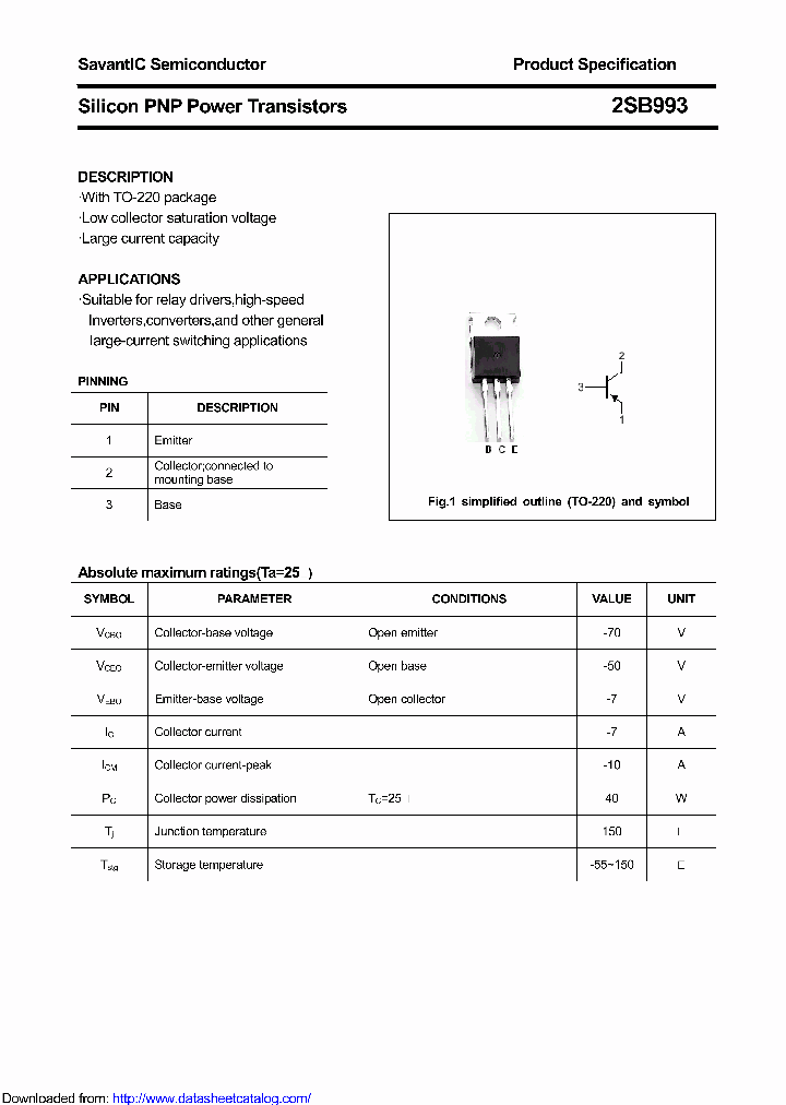 2SB993_8743676.PDF Datasheet