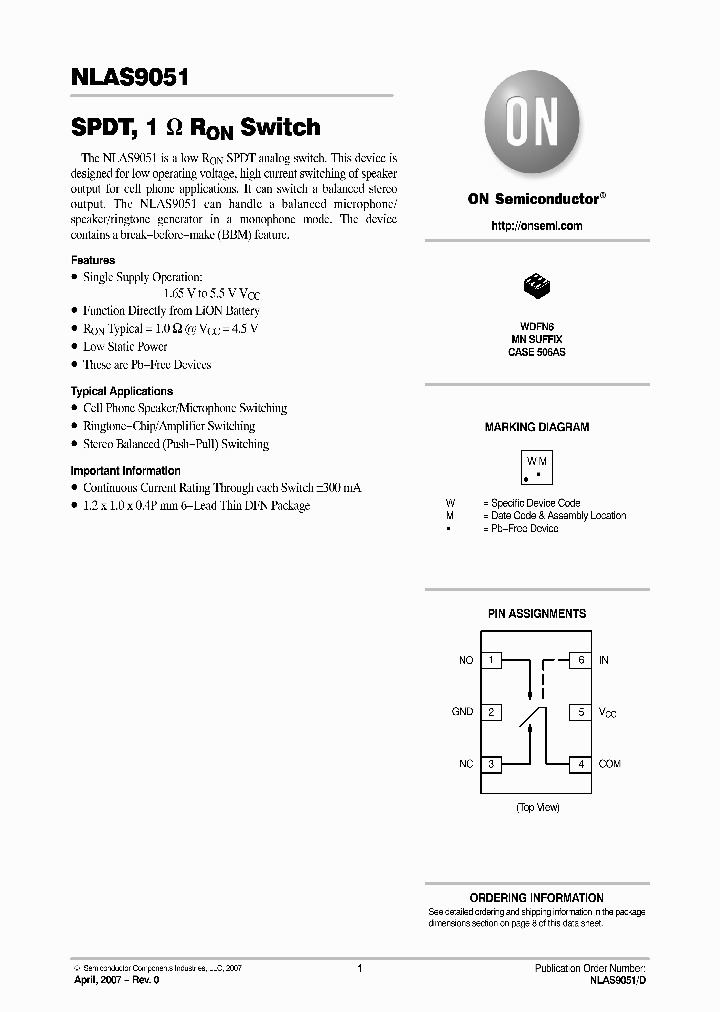 NLAS9051_8756813.PDF Datasheet