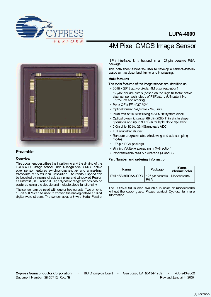 LUPA-4000-M_8783925.PDF Datasheet