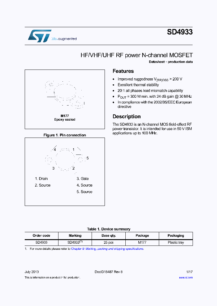 SD4933_8810826.PDF Datasheet