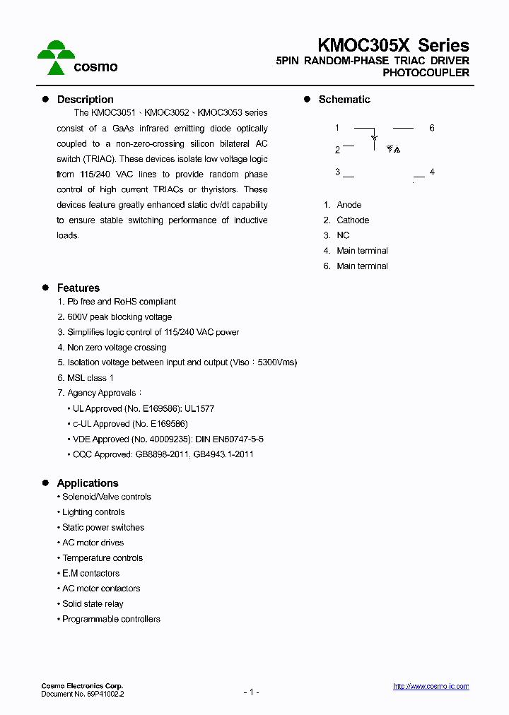 KMOC3051L_8821602.PDF Datasheet