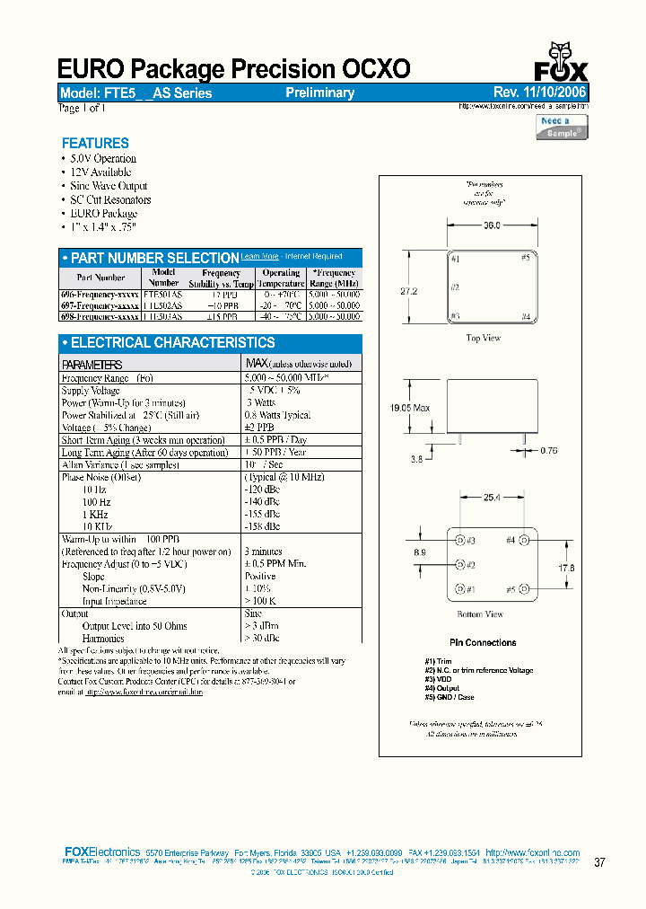 FTE502AS_8823206.PDF Datasheet