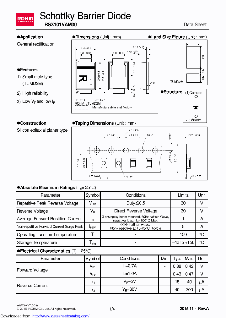 RSX101VAM30TR_8830836.PDF Datasheet