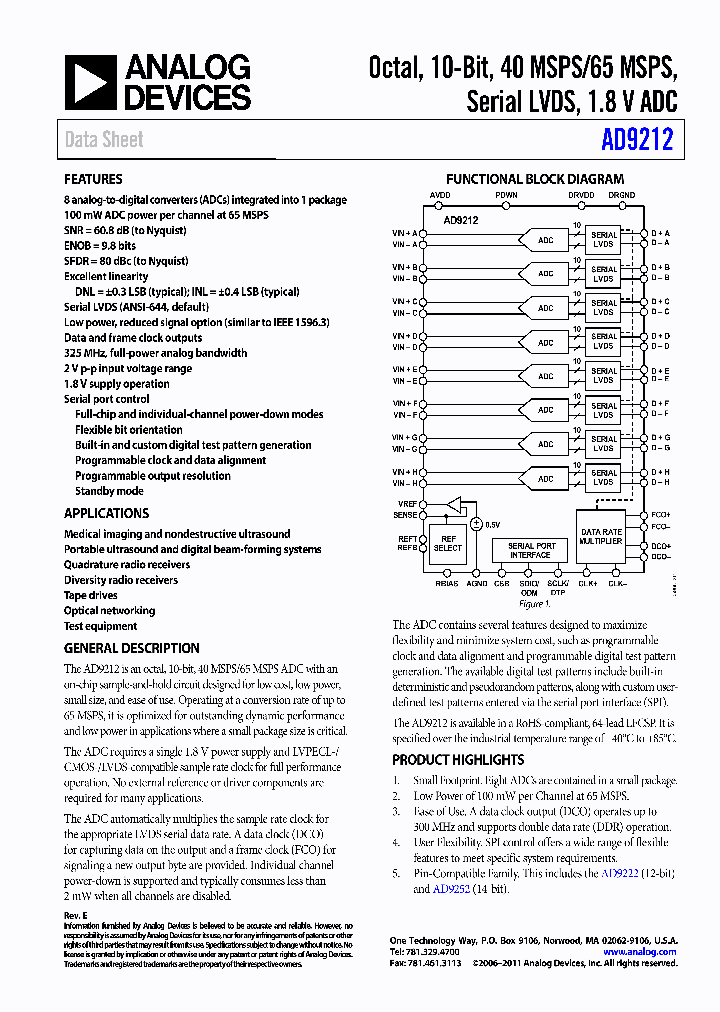 AD9212_8832503.PDF Datasheet