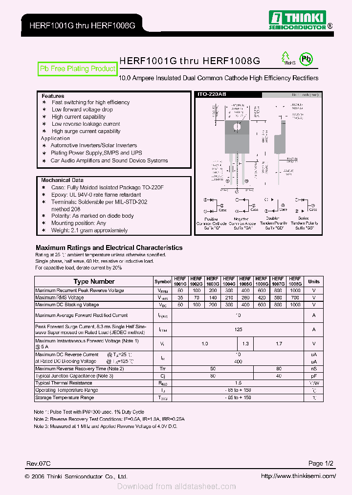 HERF1005G_8840125.PDF Datasheet