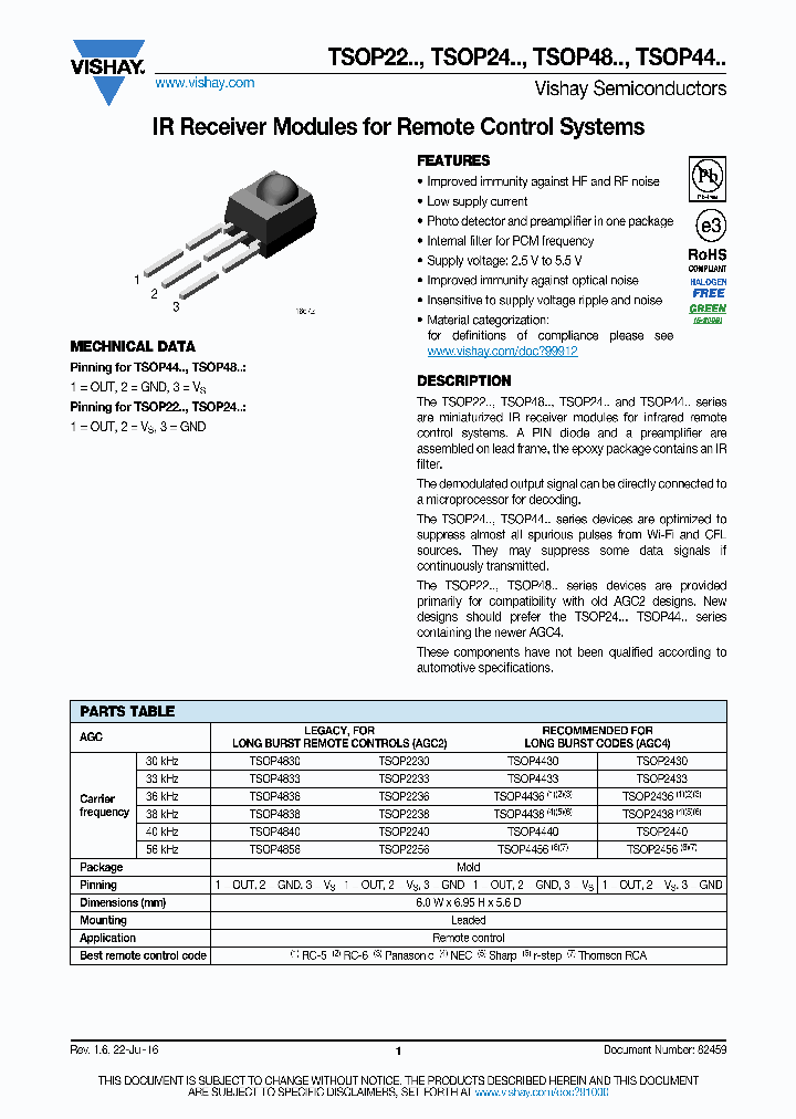 TSOP4436_8841143.PDF Datasheet