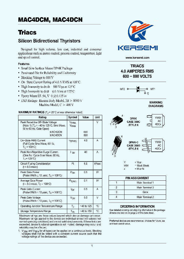 MAC4DCM_8831960.PDF Datasheet