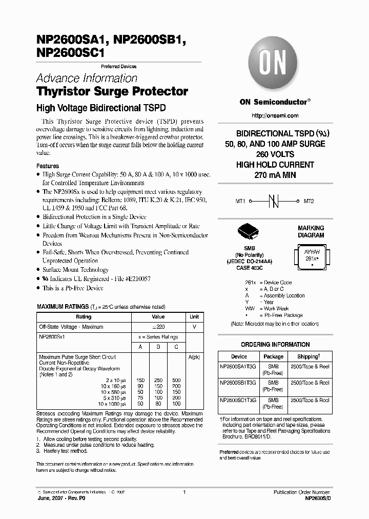 NPSERIES260VIHSTSPD_8835794.PDF Datasheet