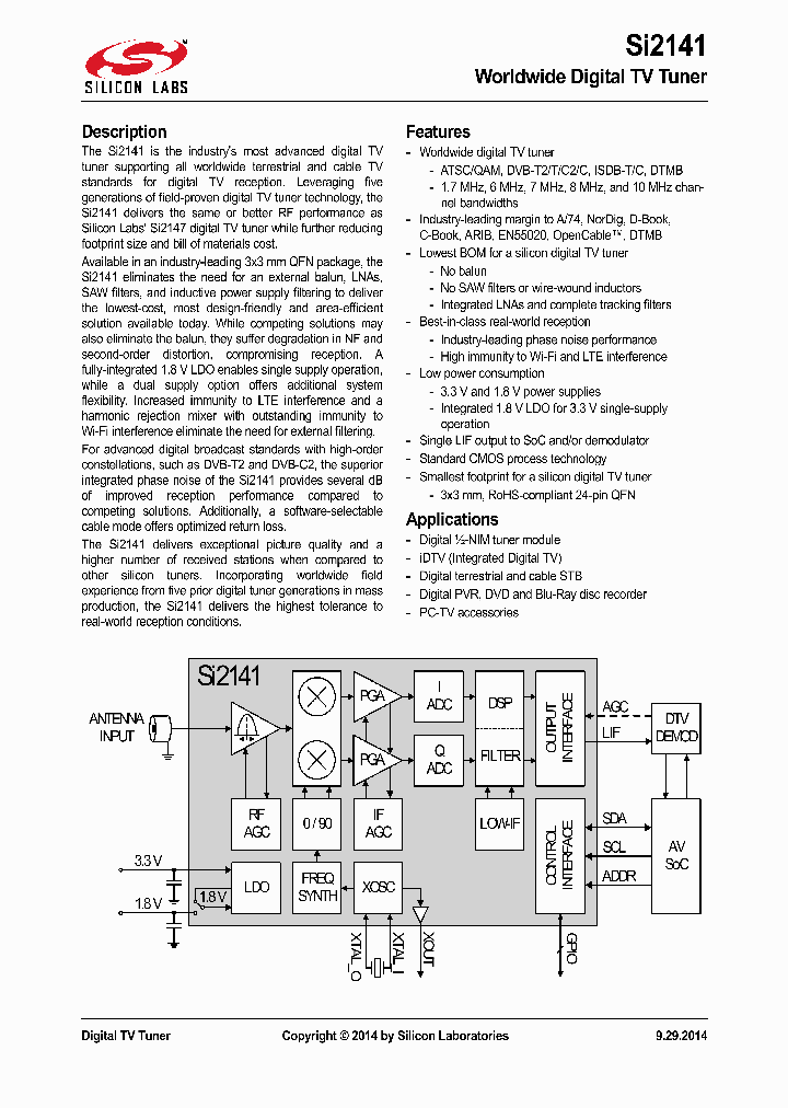 SI2141_8835118.PDF Datasheet