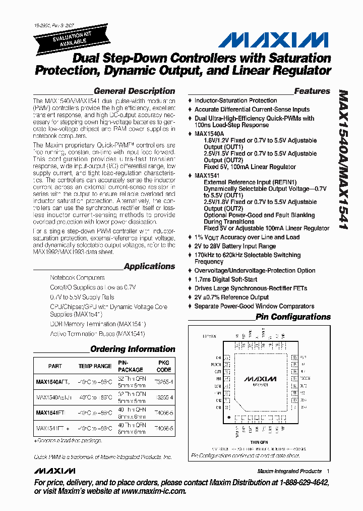 MAX1541ETL_8835487.PDF Datasheet