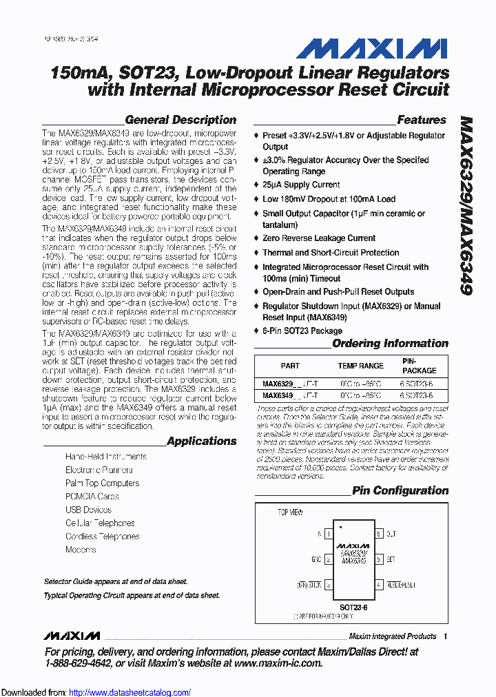 MAX6349WLUT_8850730.PDF Datasheet