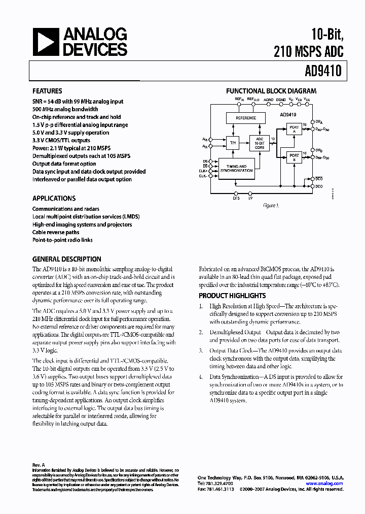 AD9410BSVZ_8844768.PDF Datasheet