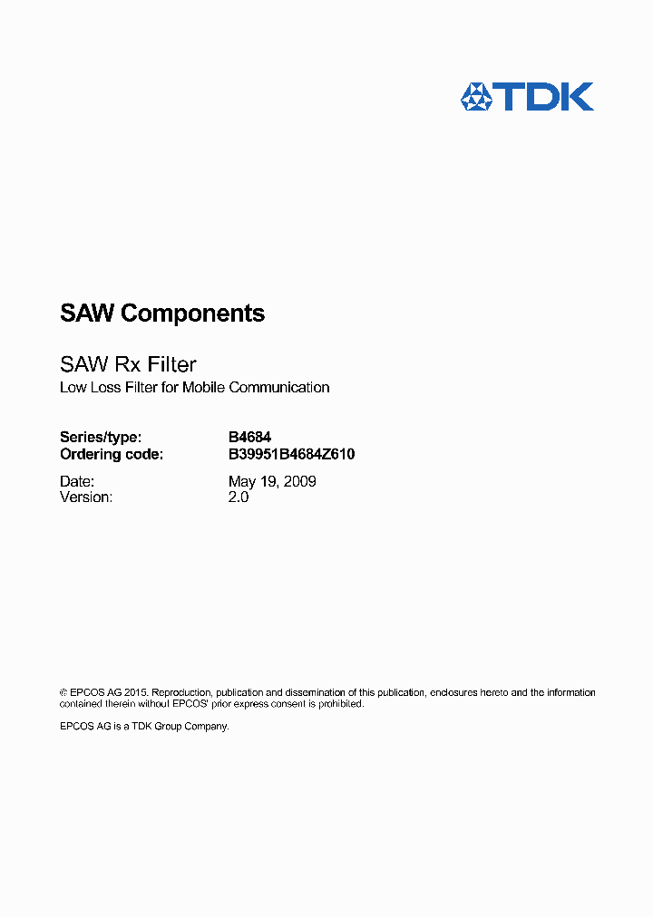 B39951B4684Z610_8842924.PDF Datasheet