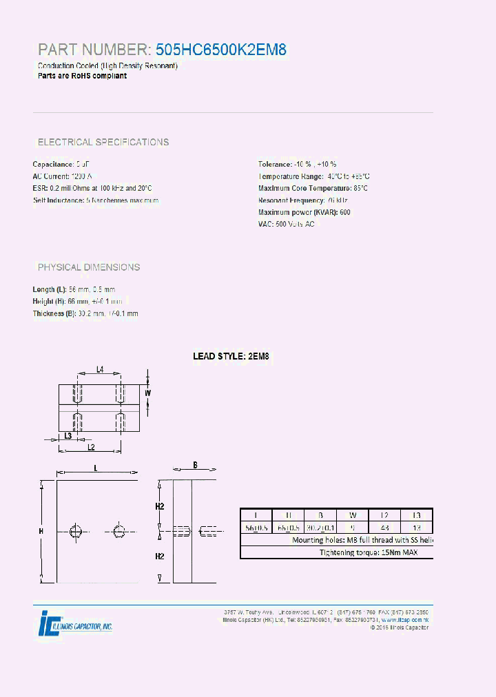 505HC6500K2EM8_8846703.PDF Datasheet