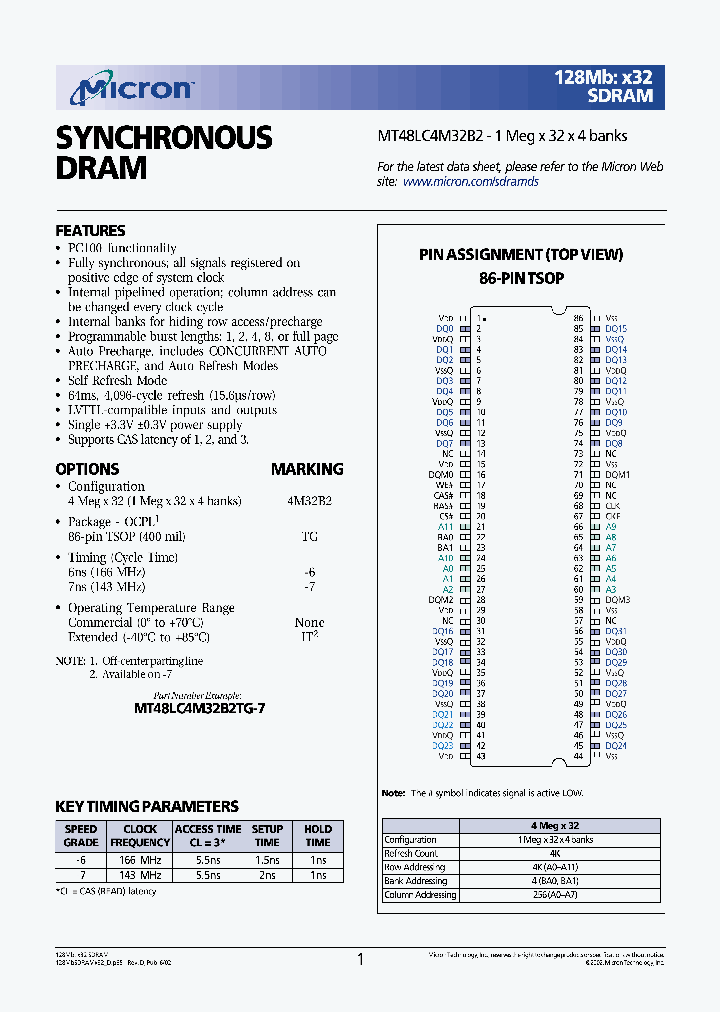 MT48LC4M32B2_8847988.PDF Datasheet