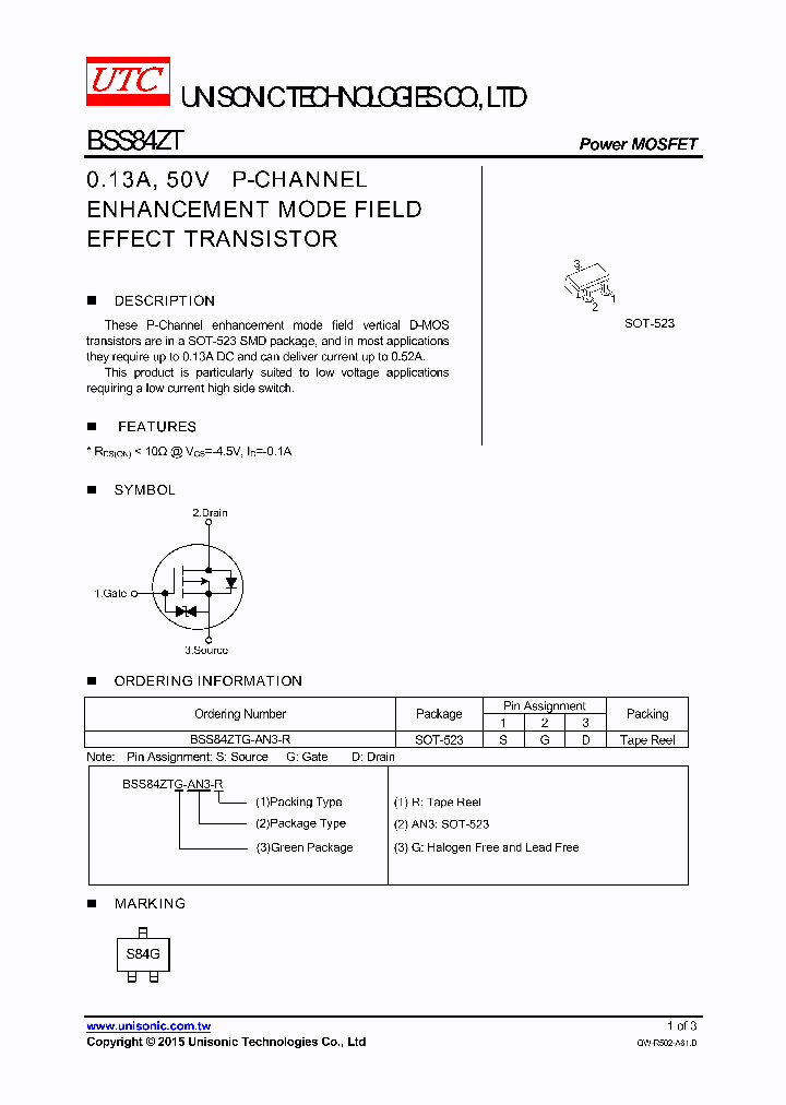 BSS84ZTG-AN3-R_8851151.PDF Datasheet
