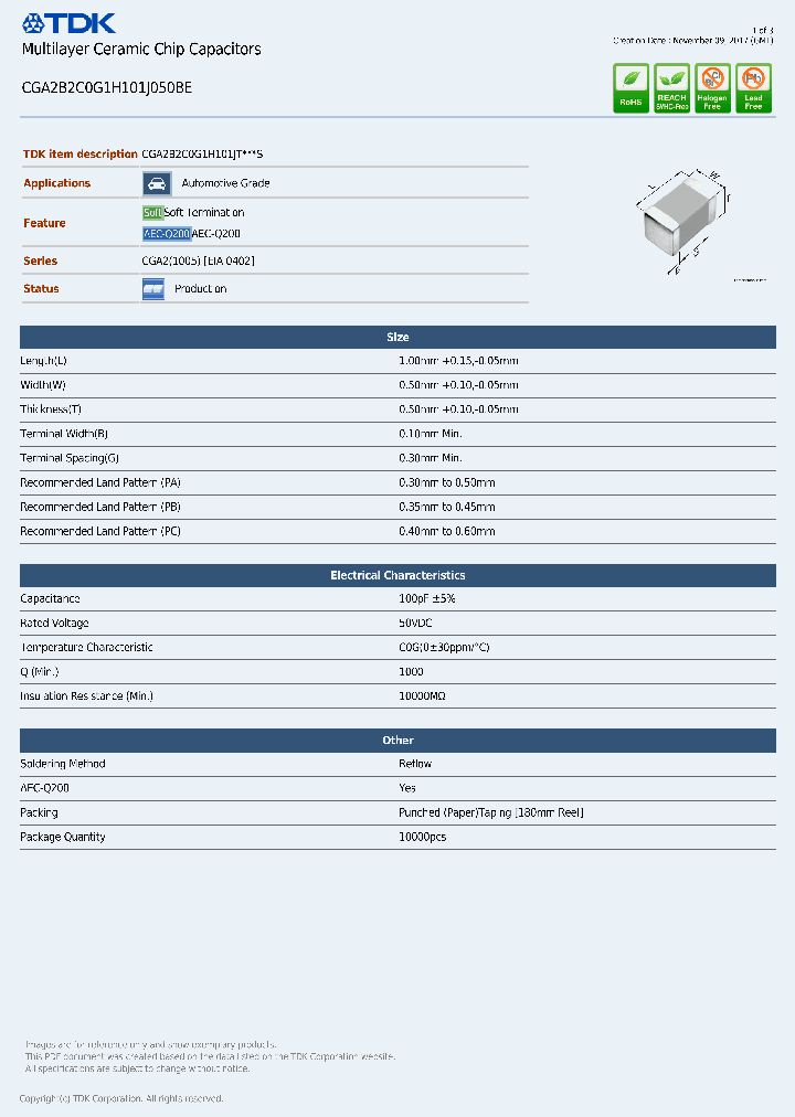 CGA2B2C0G1H101J050BE_8851674.PDF Datasheet