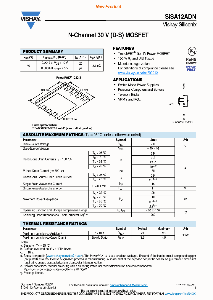 SISA12ADN_8852334.PDF Datasheet