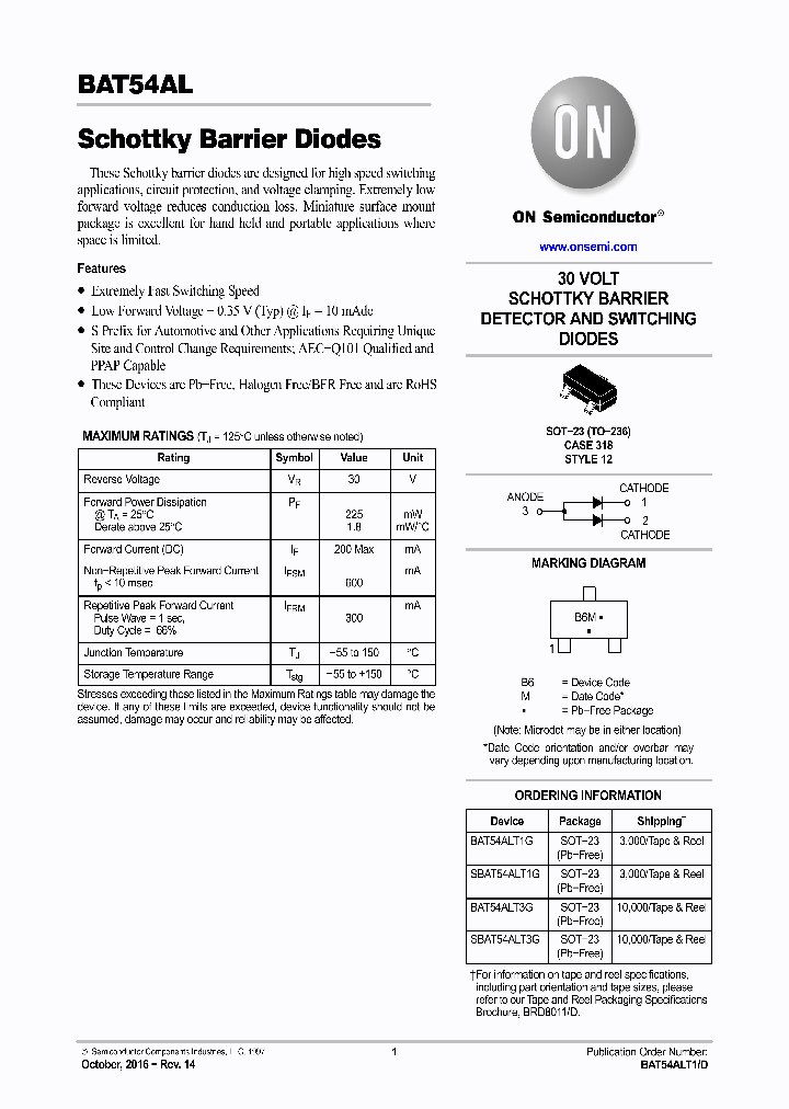 SBAT54ALT1G_8856350.PDF Datasheet