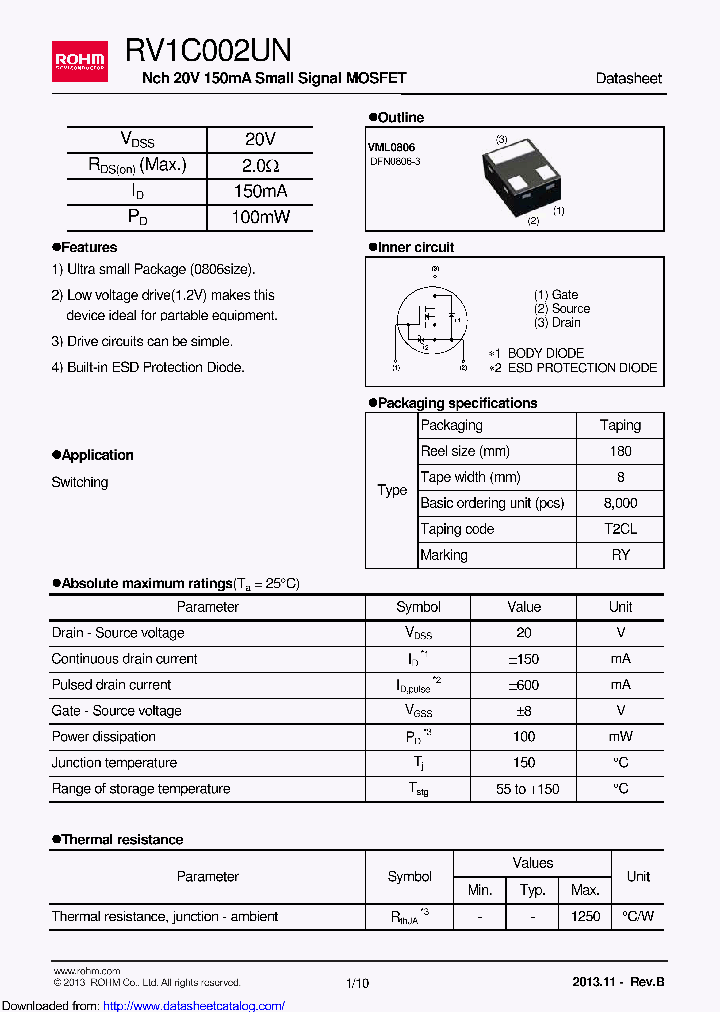 RV1C002UNT2CL_8864997.PDF Datasheet