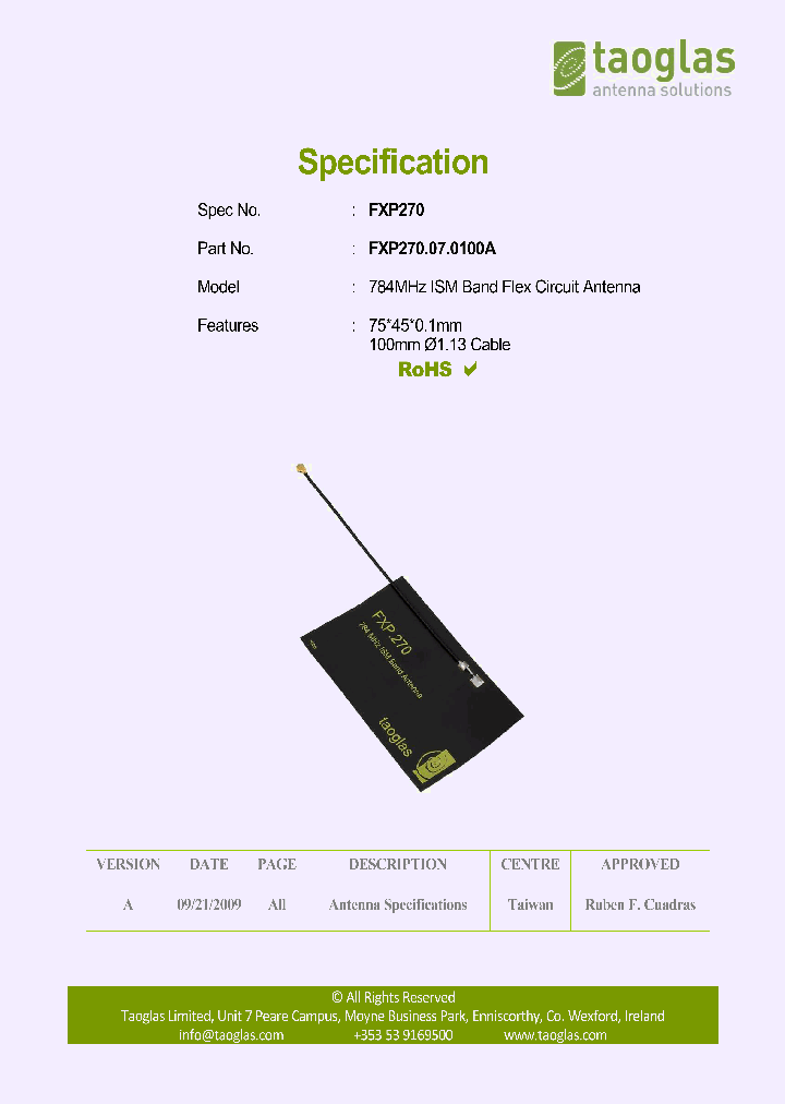 FXP270070100A_8866520.PDF Datasheet