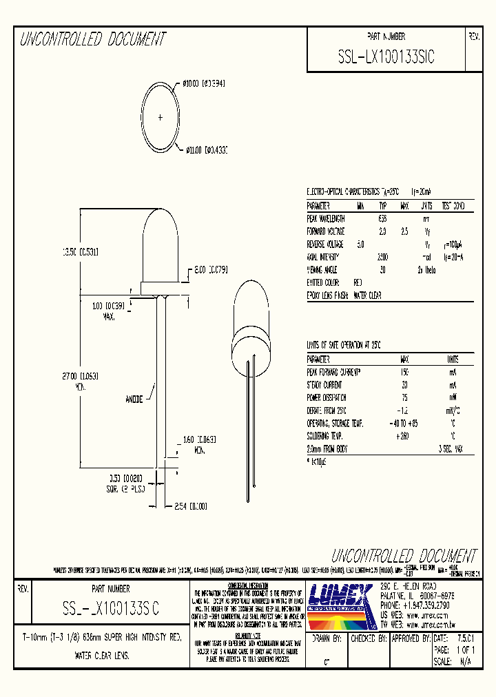 SSL-LX100133SIC_8867129.PDF Datasheet