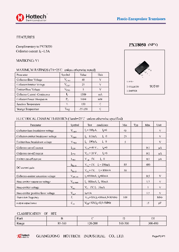 PXT8050_8868794.PDF Datasheet