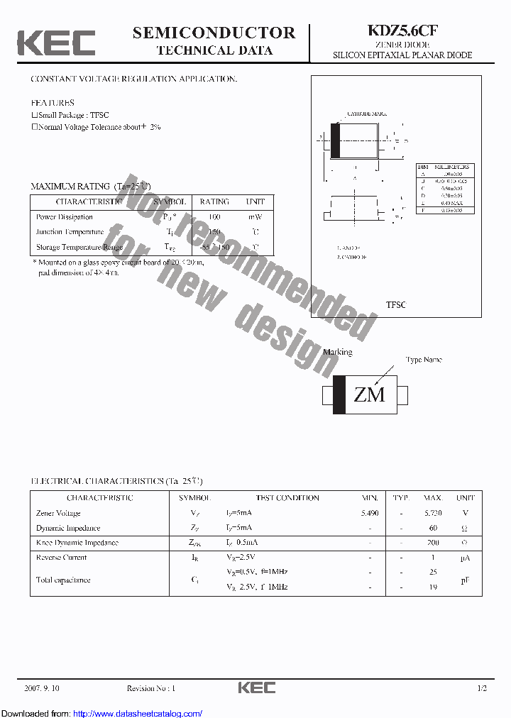 KDZ56CF_8870569.PDF Datasheet