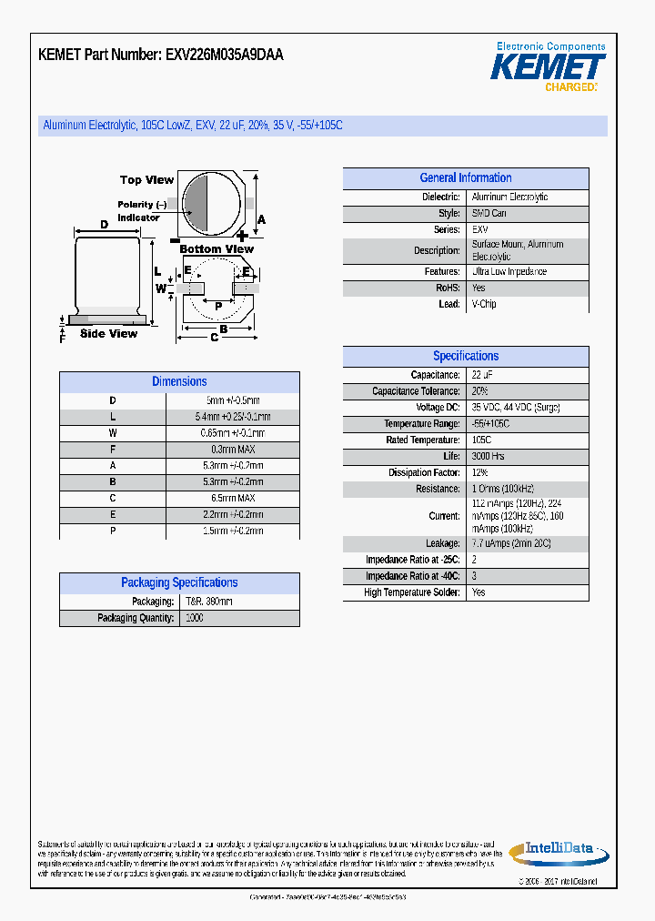 EXV226M035A9DAA_8871165.PDF Datasheet