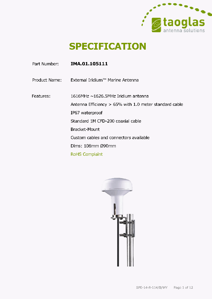 IMA01105111_8874065.PDF Datasheet