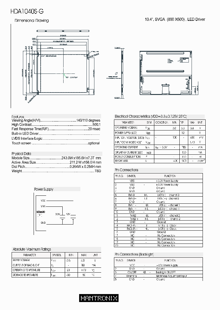 HDA1040S-G-15_8878314.PDF Datasheet