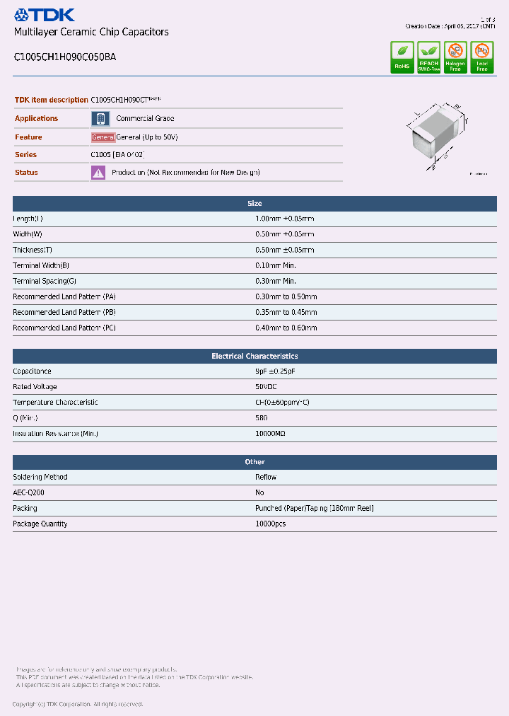 C1005CH1H090C050BA-17_8879325.PDF Datasheet