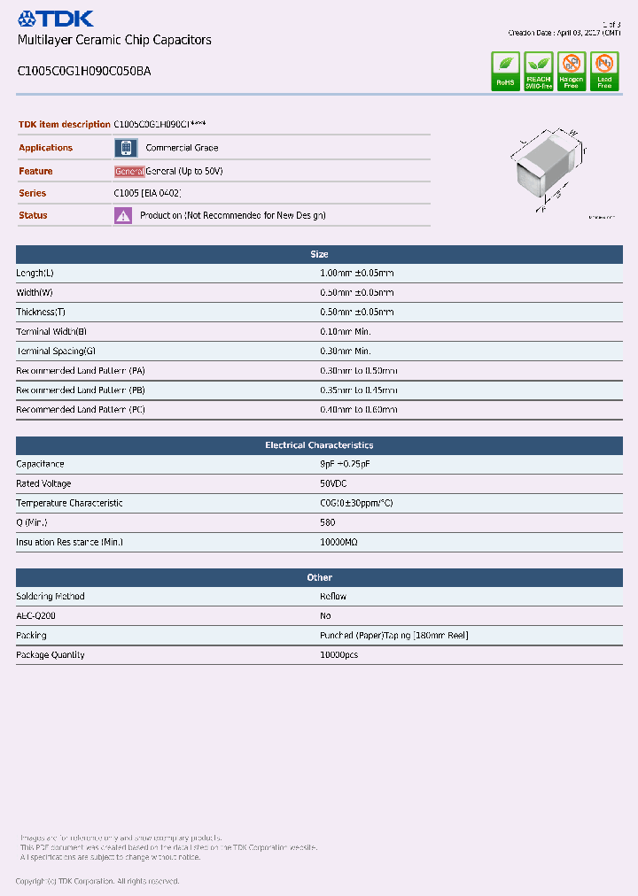 C1005C0G1H090C050BA-17_8879324.PDF Datasheet