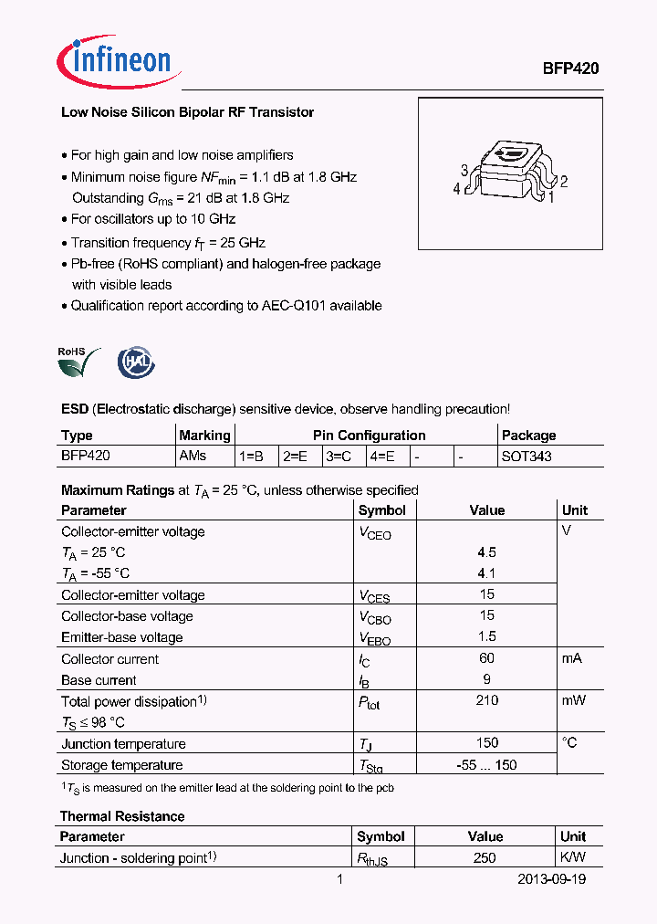 BFP420_8882495.PDF Datasheet