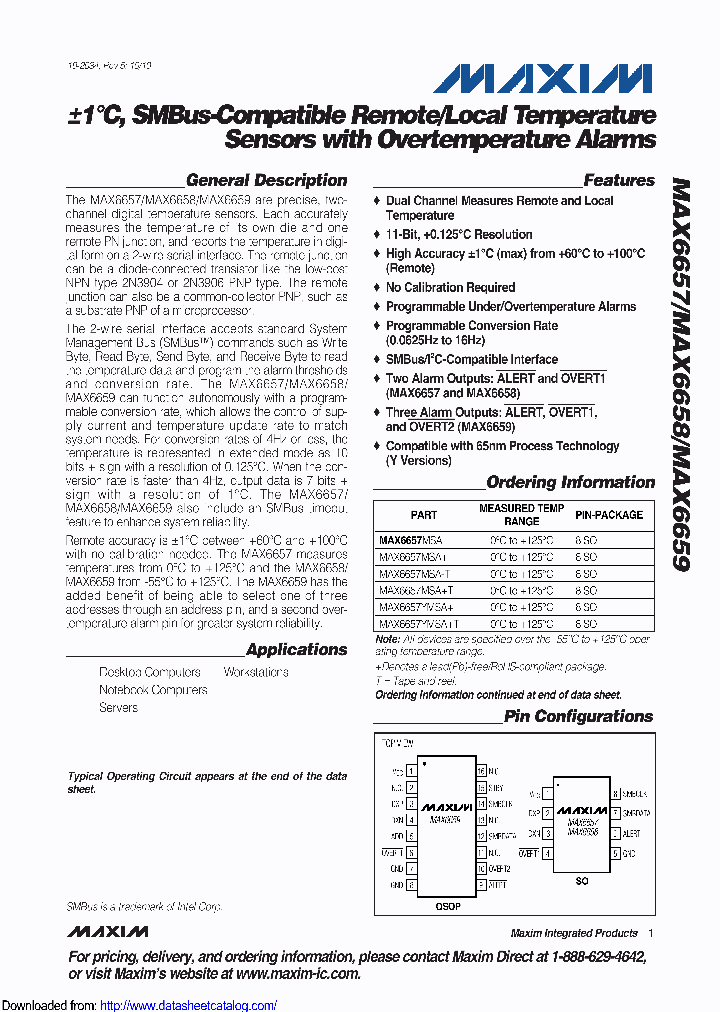 MAX6657YMSA_8884809.PDF Datasheet